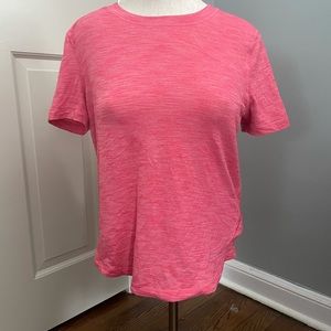 Lululemon pink running tshirt